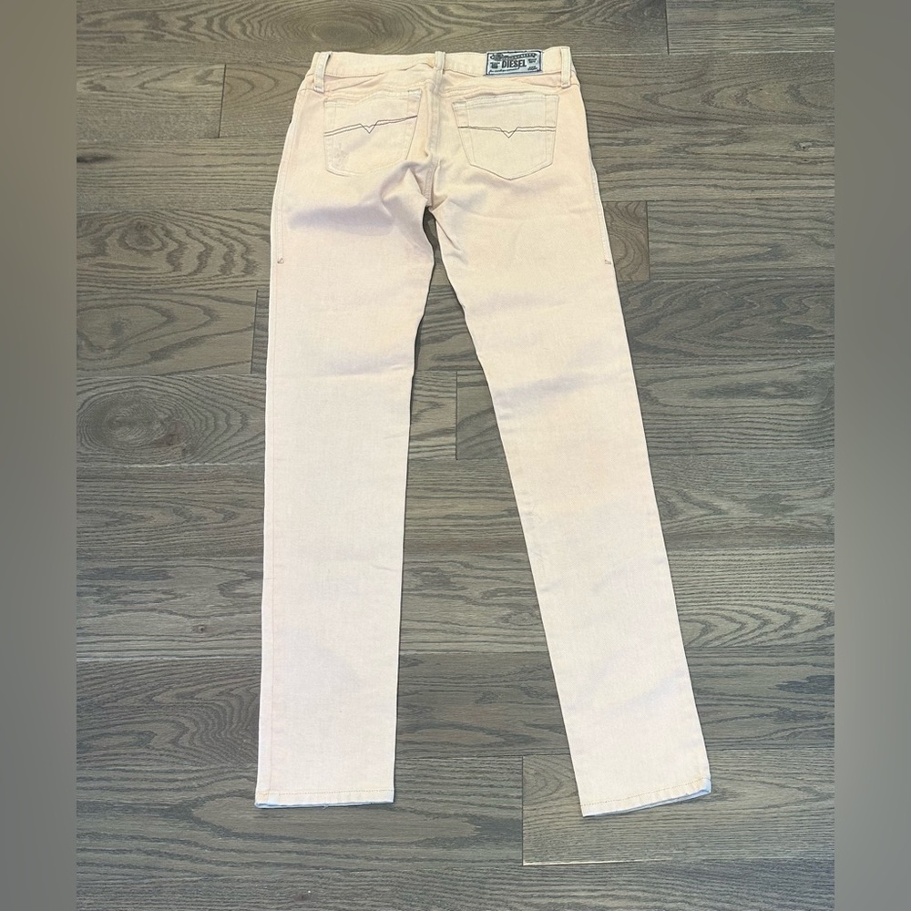 Diesel Getlegg Skinny Jeans Pink Size 24 NWT | Low Rise Distressed Denim Y2K - Picture 2 of 9